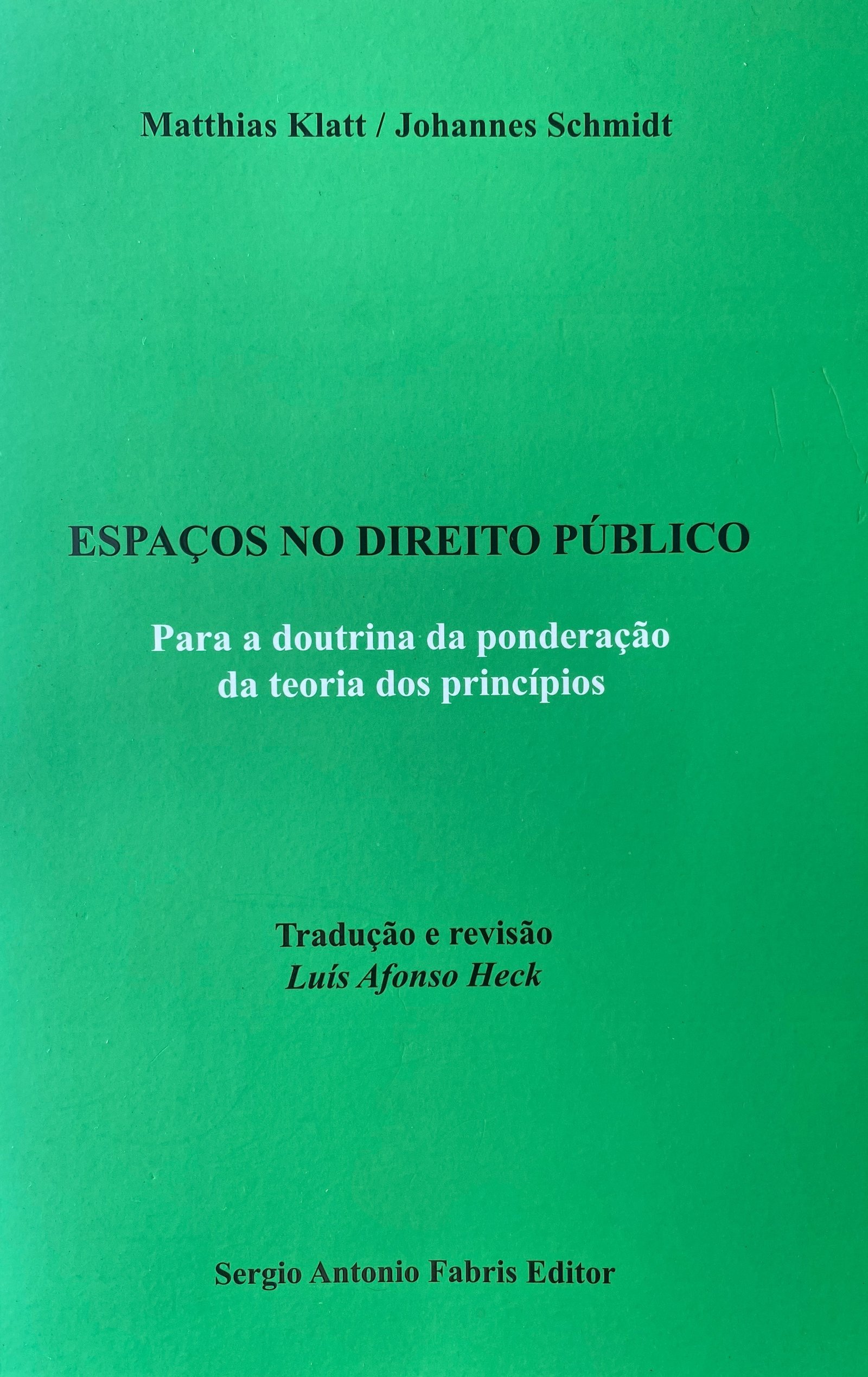 ESPAÇOS NO DIREITO PÚBLICO - 2015